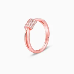 Rose Gold Lucky Loop Ring