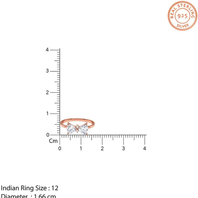 Rose Gold Luminous Bow Ring
