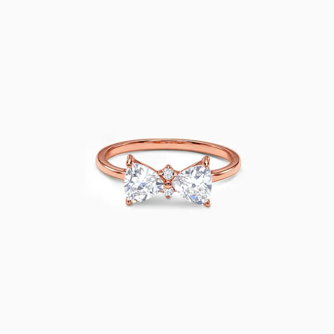 Rose Gold Luminous Bow Ring