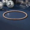 Rose Gold Madonna Anklet