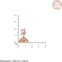 Rose Gold Madurai Jhumki
