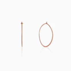 Rose Gold Magical Hoop Earrings