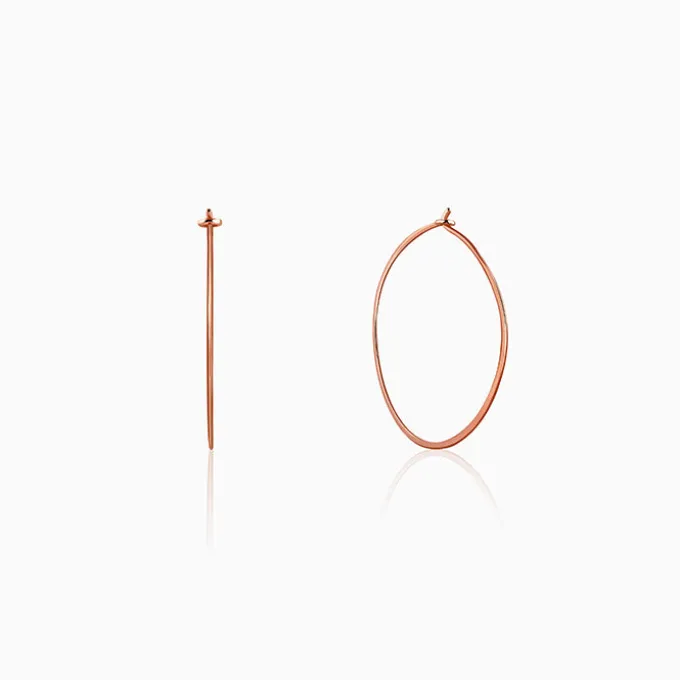 Rose Gold Magical Hoop Earrings