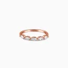 Rose Gold Marquise Half Eternity Ring (Size 12)
