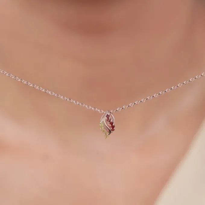 Rose Gold Mazu Pendant With Link Chain