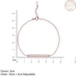Rose Gold Minimal Grace Bracelet
