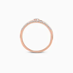 Rose Gold Moonloop Lab Grown Diamond Ring