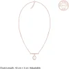 Rose Gold Moonstone Glory Necklace