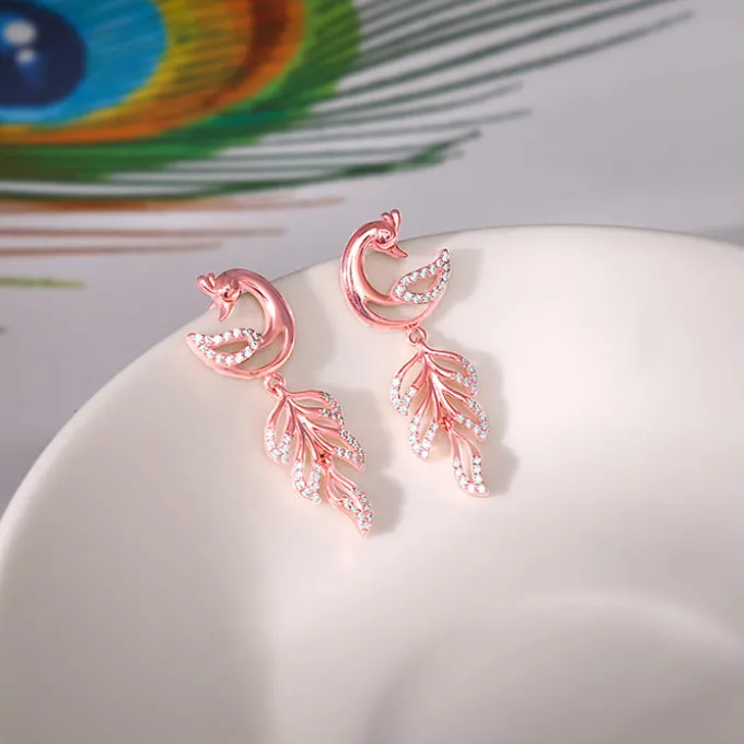 Rose Gold Mor Earrings