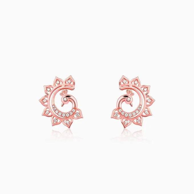 Rose Gold Morni Earrings