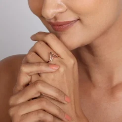 Rose Gold Mountain of Love Ring