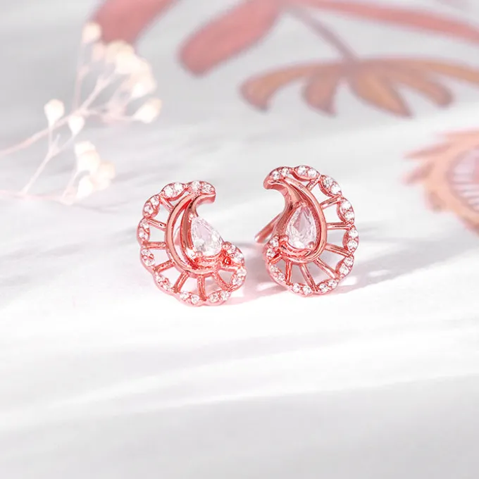 Rose Gold Mridul Mamidi Studs