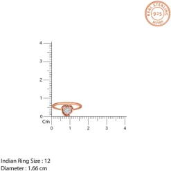 Rose Gold Mystical Rose Ring (Size 12)