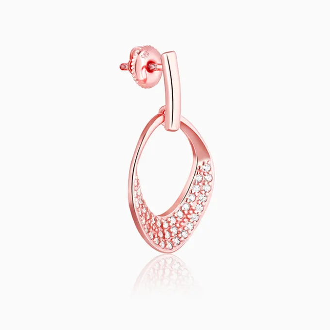 Rose Gold Nova Earrings