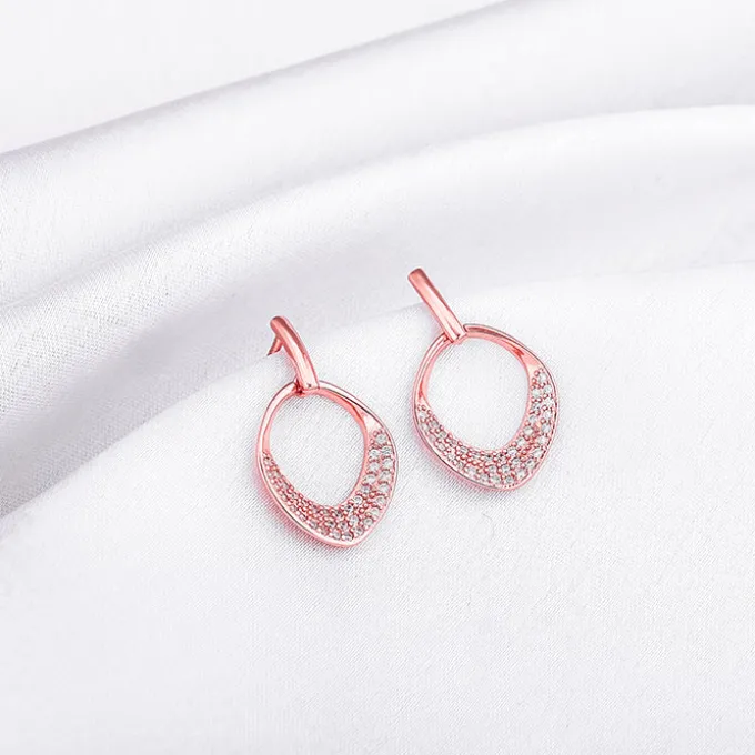 Rose Gold Nova Earrings