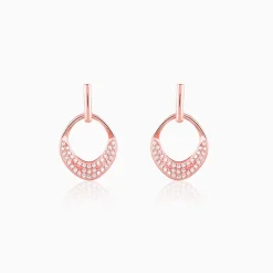 Rose Gold Nova Earrings