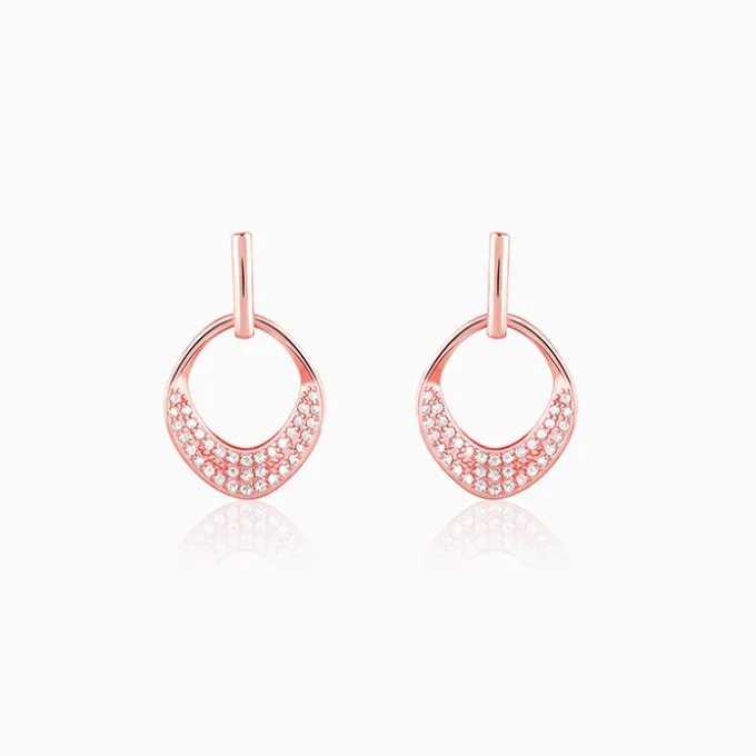 Rose Gold Nova Earrings