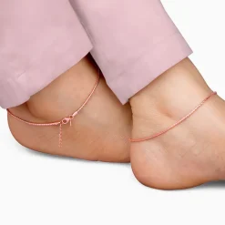 Rose Gold Novus Anklet