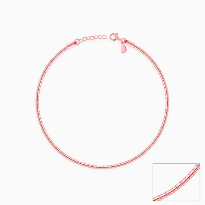 Rose Gold Novus Anklet