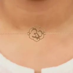 Rose Gold Omkara Bracelet Rakhi
