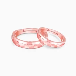 Rose Gold Partners in Fun Couple Bands
