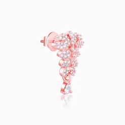 Rose Gold Party Wear Earrings