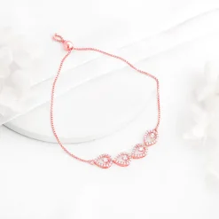 Rose Gold Peary Love Bracelet