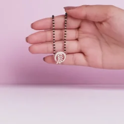 Rose Gold Periwinkle Mangalsutra Set