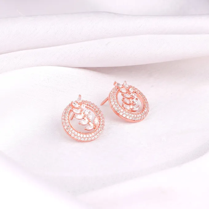 Rose Gold Periwinkle Mangalsutra Set