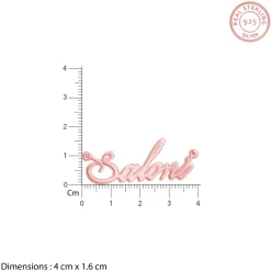 Rose Gold Personalised Eternal Necklace