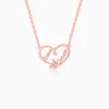 Rose Gold Personalised Forever Yours Pendant