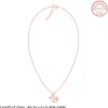 Rose Gold Personalised Initial Wings Pendant