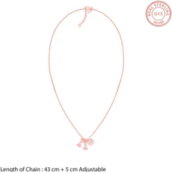 Rose Gold Personalised Pet Lover Necklace