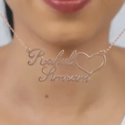 Rose Gold Personalised Precious Sweetheart Pendant