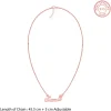Rose Gold Personalised Self Love Pendant