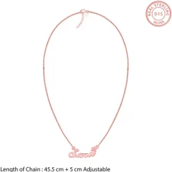 Rose Gold Personalised Self Love Pendant