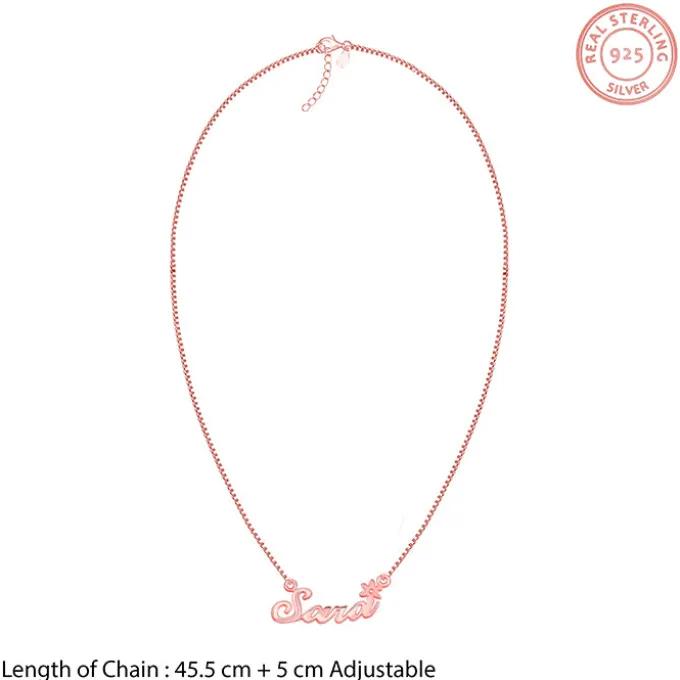 Rose Gold Personalised Self Love Pendant