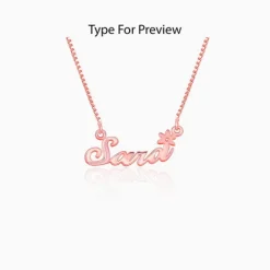Rose Gold Personalised Self Love Pendant