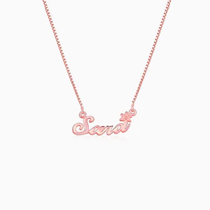 Rose Gold Personalised Self Love Pendant