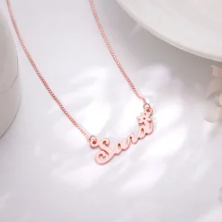 Rose Gold Personalised Self Love Pendant