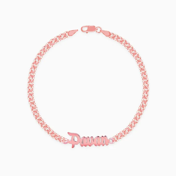 Rose Gold Personalised Timeless Classic Bracelet For Him