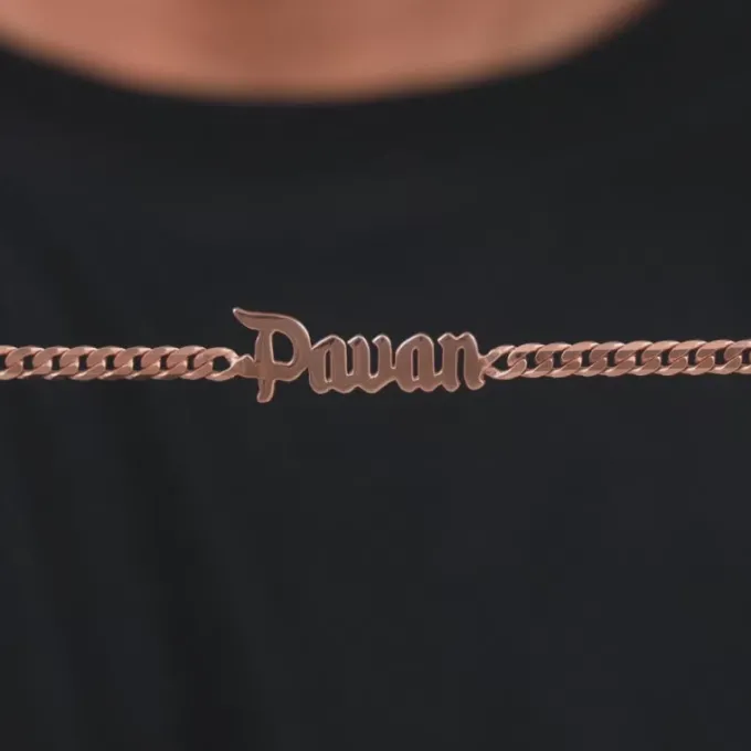Rose Gold Personalised Timeless Classic Bracelet For Him