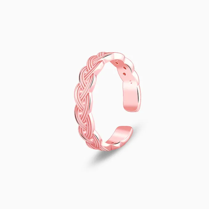 Rose Gold Pihu Toe Rings