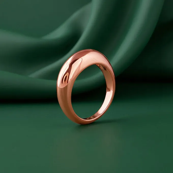 Rose Gold Polished Ring