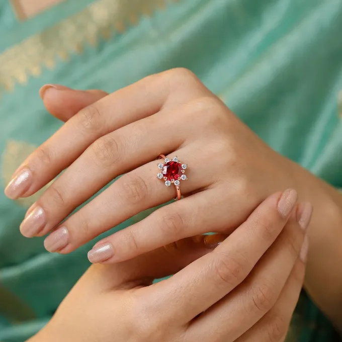Rose Gold Pomona Ring