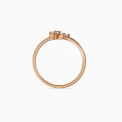 Rose Gold Pretty Tulip Ring (Size 12)
