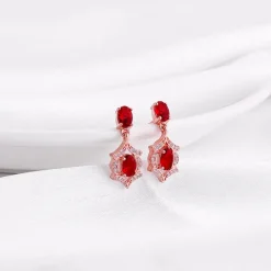 Rose Gold Pretty Woman Earrings