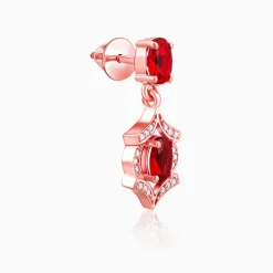 Rose Gold Pretty Woman Earrings