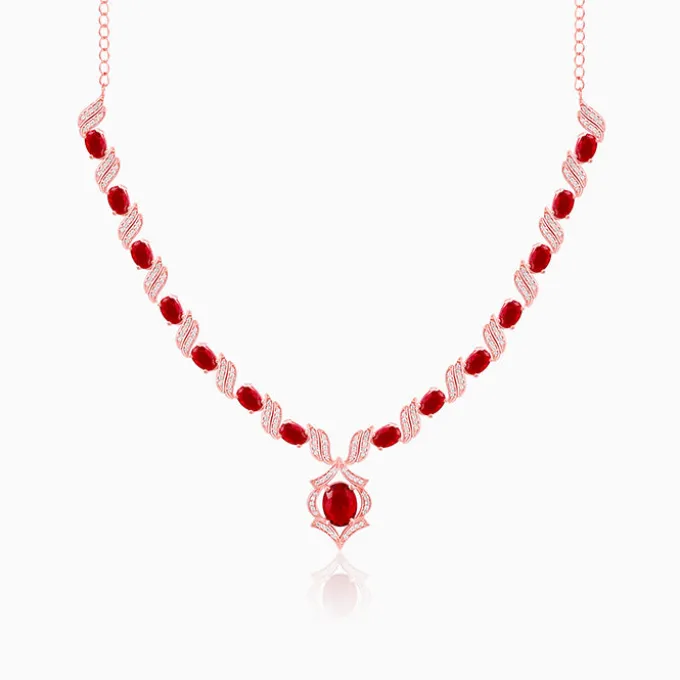 Rose Gold Pretty Woman Necklace