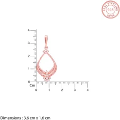 Rose Gold Princess Earrings